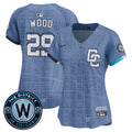 Men's Dodgers Fernando & 2024 World Series Champions Patch Vapor Premier Limited Jersey - All Stitched - Royal, Mookie Betts