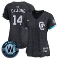 Men's Dodgers Fernando & 2024 World Series Champions Patch Vapor Premier Limited Jersey - All Stitched - White, Team
