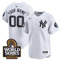 Yankees 2024 World Series Vapor Premier Limited Custom Jersey - All Stitched - Men, White