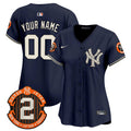 Yankees Halloween Vapor Premier Limited Custom Jersey - All Stitched - Women, Navy