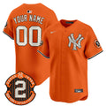 Yankees Halloween Vapor Premier Limited Custom Jersey - All Stitched - Men, Orange