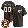 Yankees Halloween Vapor Premier Limited Custom Jersey - All Stitched - Men, Black Pinstripe