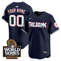 Yankees The Bronx 2024 World Series Vapor Premier Limited Custom Jersey - All Stitched - Men, Navy