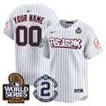 Yankees The Bronx 2024 World Series Vapor Premier Limited Custom Jersey V2 - All Stitched - Men, Pinstripe