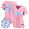 Yankees The Bronx Graffiti Bubblegum Pink Vapor Premier Limited Custom Jersey - All Stitched - Women, Pink