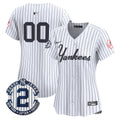 Yankees Throwback Vapor Premier Limited Custom Jersey V2 - All Stitched - Women, Pinstripe