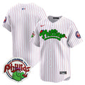 Youth's Phillies Phanatic Patch Vapor Premier Limited Jersey V2 - All Stitched - White Pinstripe, Team