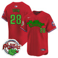 Youth's Phillies Phanatic Patch Vapor Premier Limited Jersey V2 - All Stitched - Red, Alec Bohm