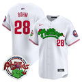 Youth's Phillies Phanatic Patch Vapor Premier Limited Jersey V2 - All Stitched - White, Alec Bohm