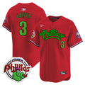 Youth's Phillies Phanatic Patch Vapor Premier Limited Jersey V2 - All Stitched - Red, Bryce Harper