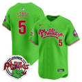 Youth's Phillies Phanatic Patch Vapor Premier Limited Jersey V2 - All Stitched - Green, Bryson Stott