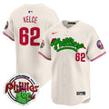 Youth's Phillies Phanatic Patch Vapor Premier Limited Jersey V2 - All Stitched - Cream, Jason Kelce